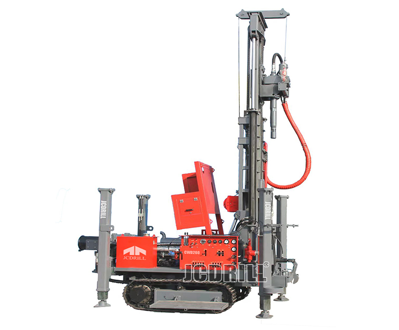Borehole Hydraulic Crawler Mounted Water Well Drill Rig